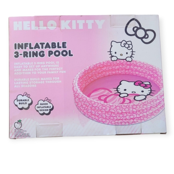 Hello Kitty Pink Inflatable Pool - Picture 2 of 3